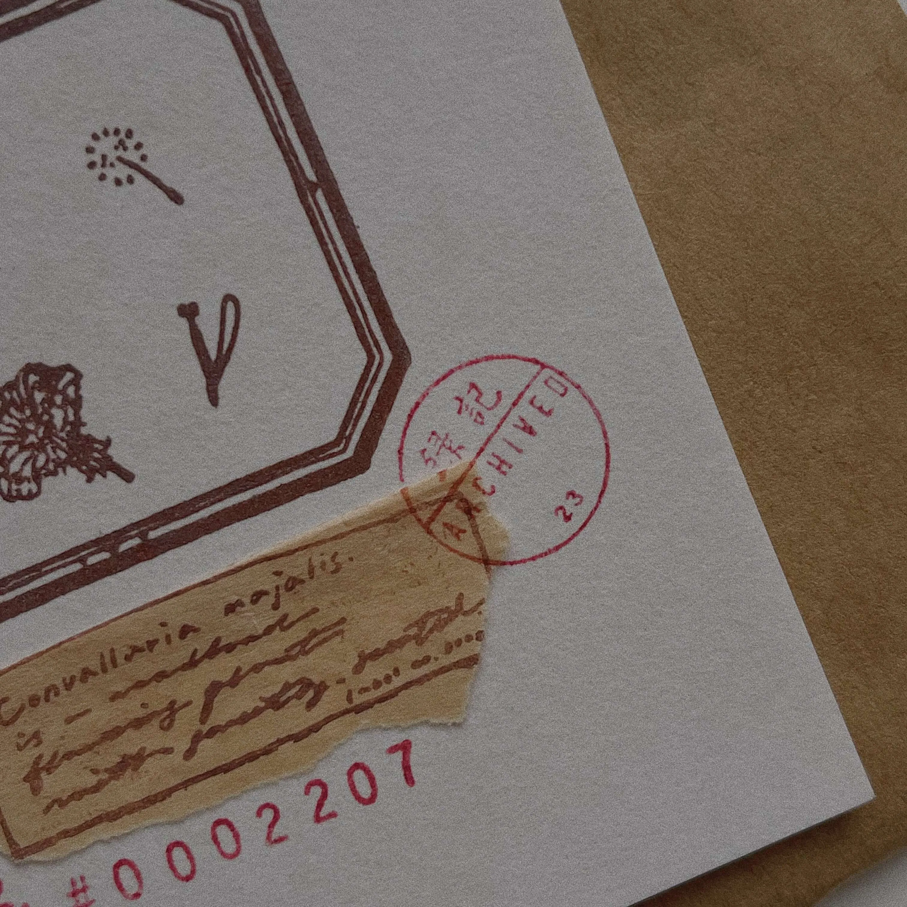 2023 Postmark Rubber Stamp