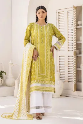 2PC Unstitched Printed Lawn Shirt and Dupatta KSD-2481