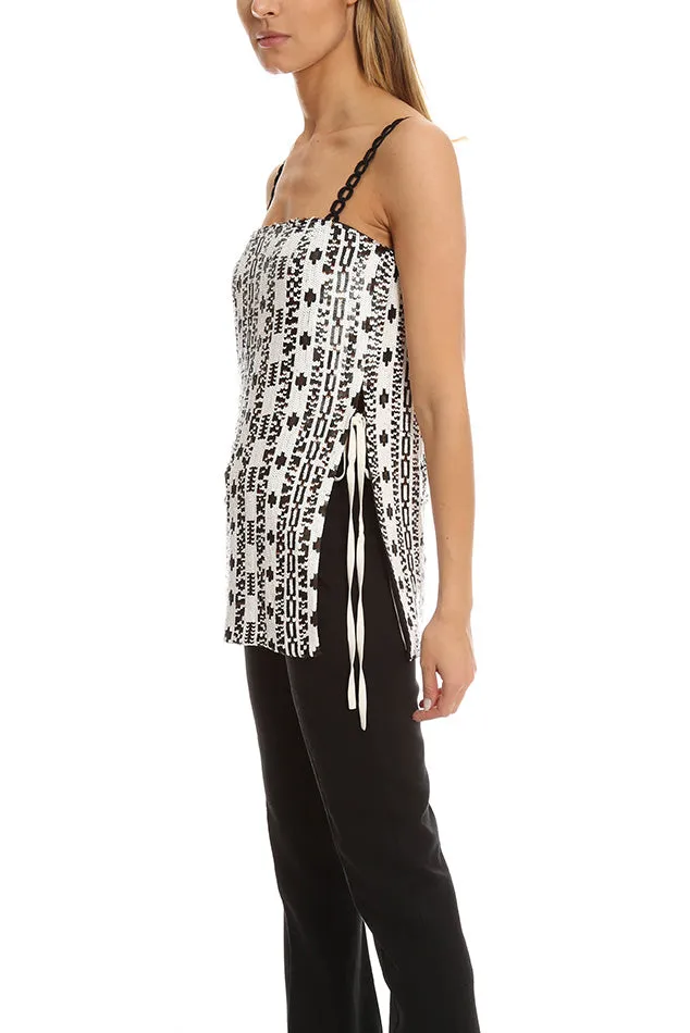 3.1 Phillip Lim Bohemian Sequin Tank