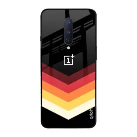 Abstract Arrow Pattern Glass Case For OnePlus 8