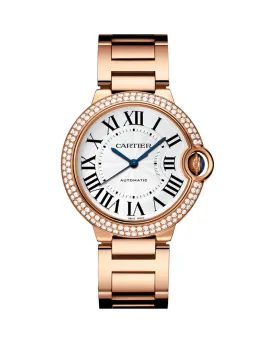 BALLON BLEU DE CARTIER, 36 MM, ROSE GOLD, DIAMONDS