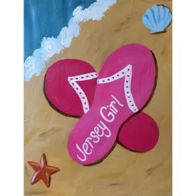 Beach Slippers - Full Round Diamond - 30x40cm