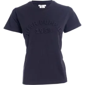 Black Hush Puppies Embossed T-Shirt