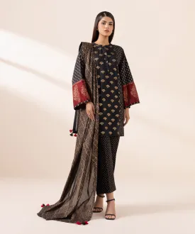 Block Printed Voile Dupatta