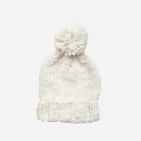 CLASSIC POM POM HAT - CREAM