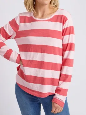 ELM SPRITZ STRIPE LONG SLEEVE TEE