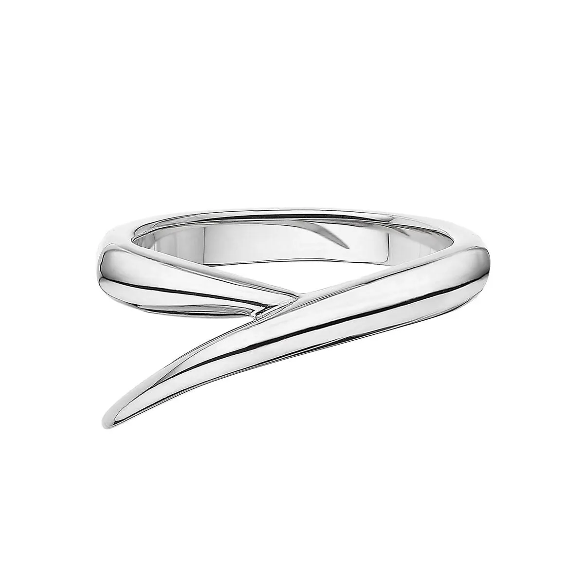 Interlocking Stacked Ring - 18ct Rose, Yellow and White Gold