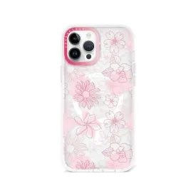 iPhone 12 Pro Max Cherry Blossom Pink Phone Case MagSafe Compatible