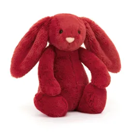 Plush Jellycat Bashful Bunny in Cranberry - Soft Toy