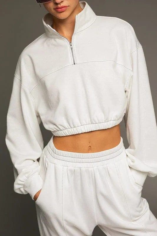 Long Sleeve Elastic Waist Top *online only*