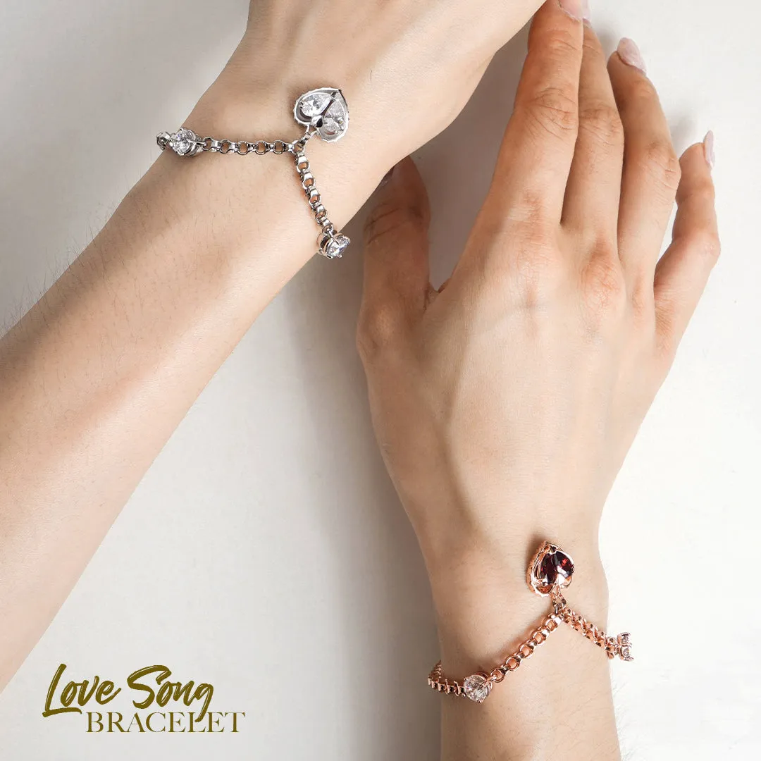 Love Song Bracelet [White gems]