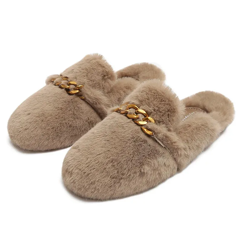 Mule Fur Slippers for Women