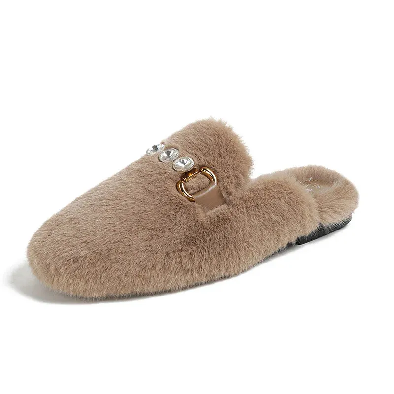 Mule Fur Slippers for Women