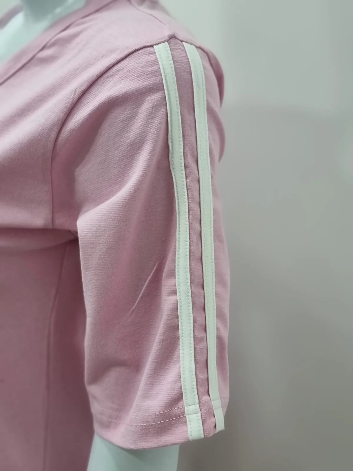 WOMEN SUMMER DOUBLE STRAPE TRACKSUIT-PINK