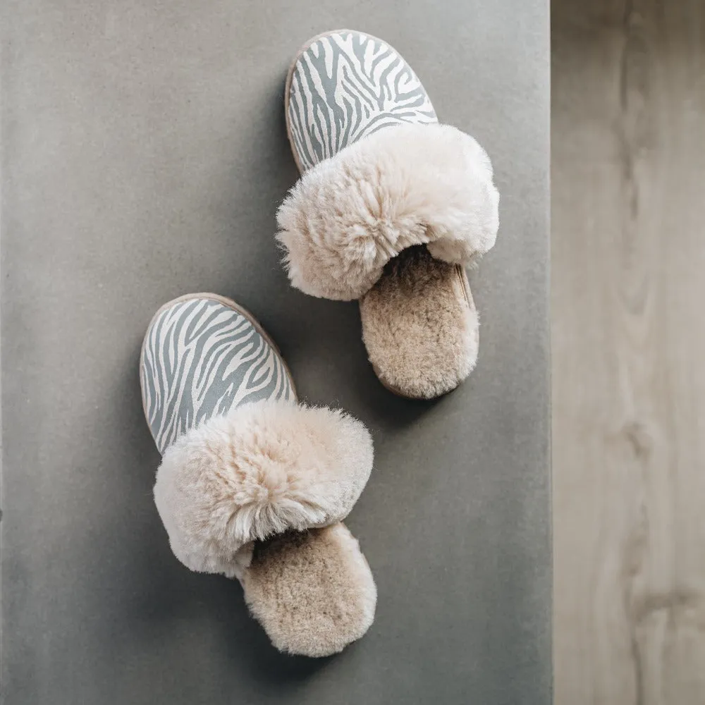 Women's Sheepskin Slip-on Slippers | VERONICA DELUXE (Last Chance)