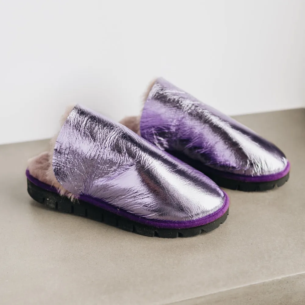 Women's Sheepskin Slip-on Slippers | VERONICA DELUXE (Last Chance)